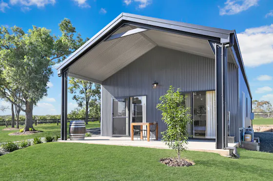 Inspiration-Gallery Luxe-Shed-Living---Storage-Shed liveable-shed-grey