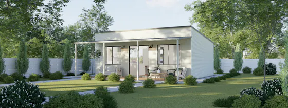 Kit-Home-Images The-Cabin-50 The-Cabin-50-Exterior-Skillion-Wideview