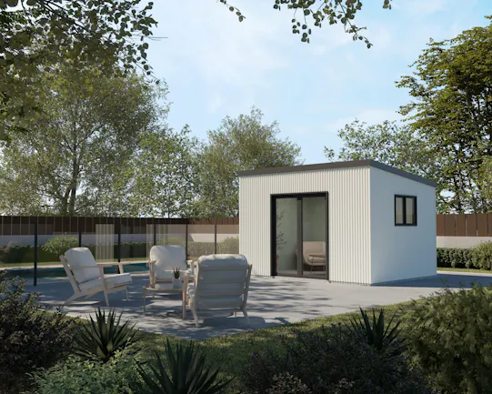 Studio-Shed LOW-RES Shed-Exterior-Backyard-Retreat-Skillion-Coro-Profile